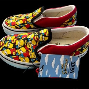 Bart Simpson vans size 12 youth